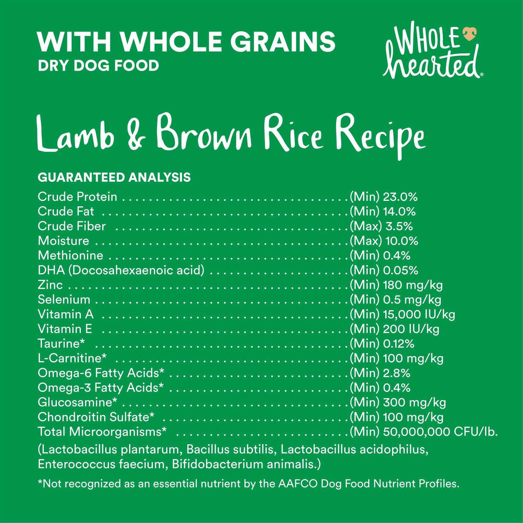Lamb & Brown Rice Recipe Dry Dog Food T32121