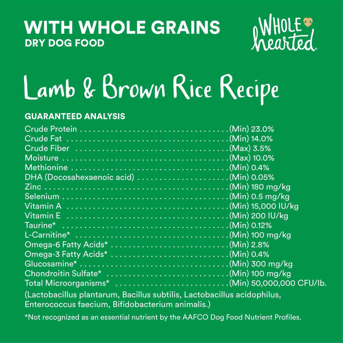 Lamb & Brown Rice Recipe Dry Dog Food T32121