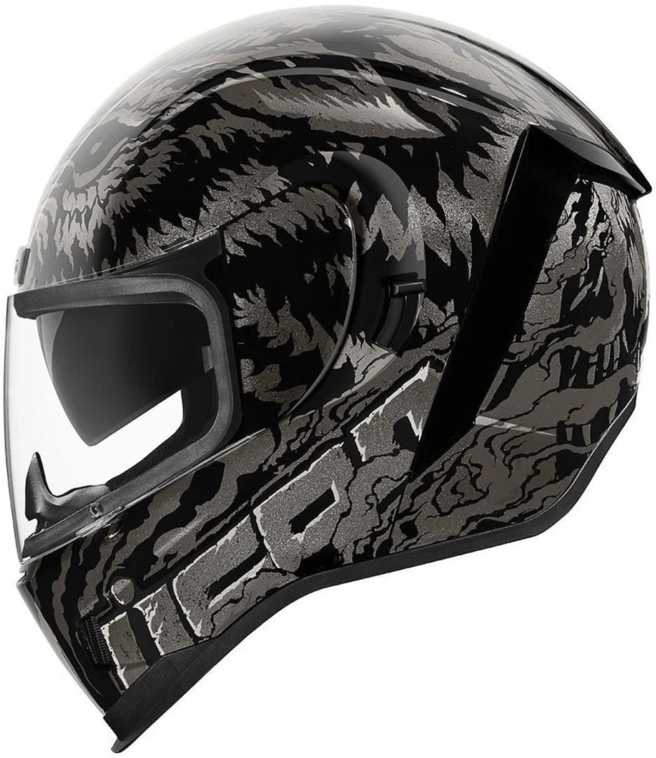 Black SM Icon Airform Lycan Helmet P716