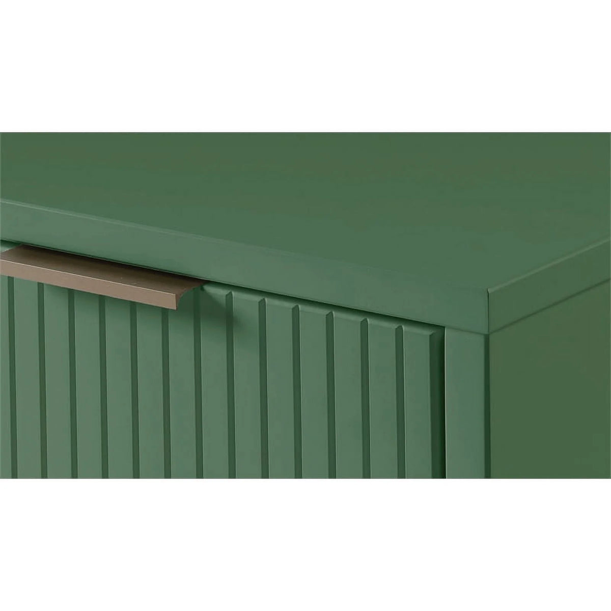 Sage Green Engineered Wood Double Dresser U249626