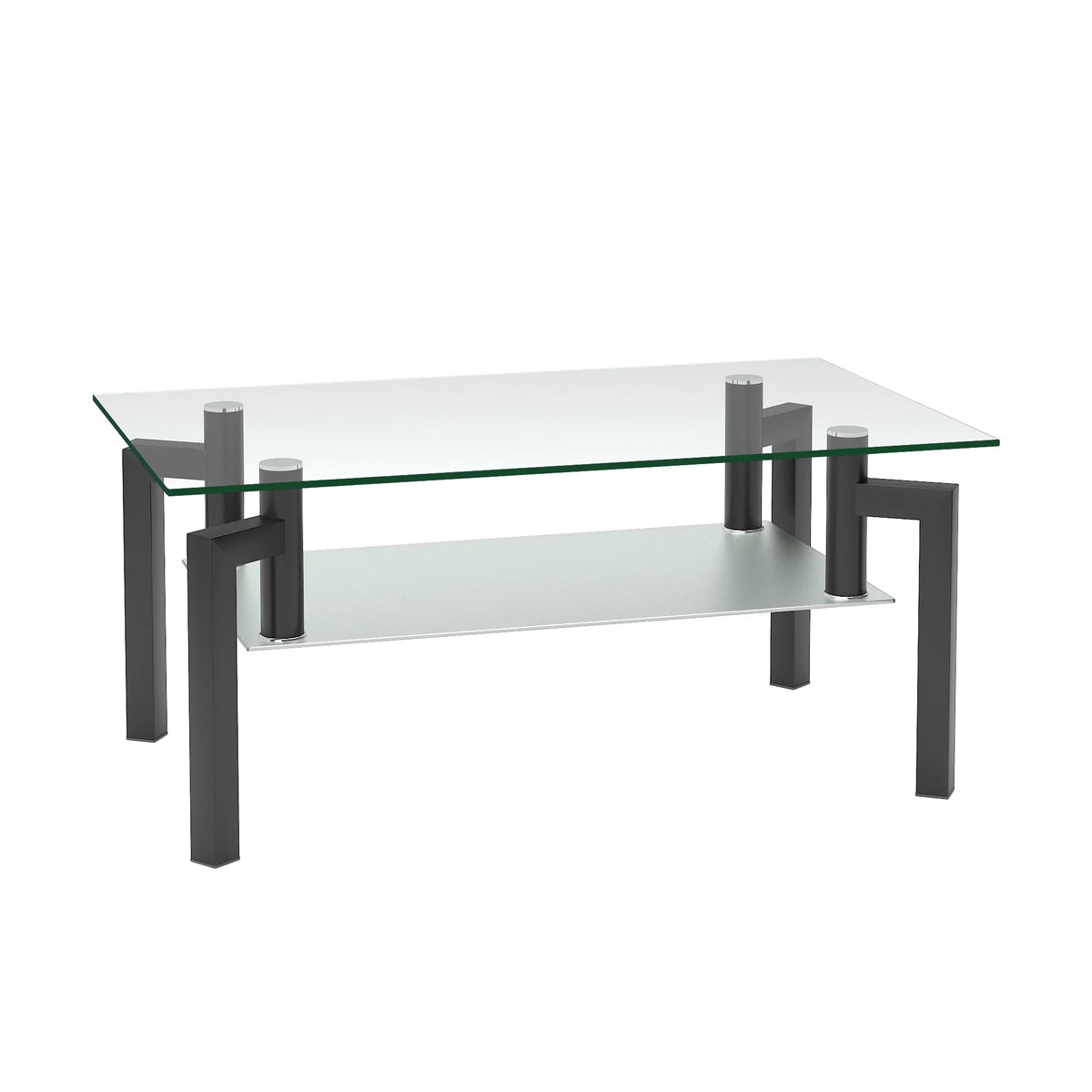Black Glass Coffee Table D544