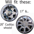 4X Set of 4 Chrome Hubcaps Wheel Center Caps Y64817