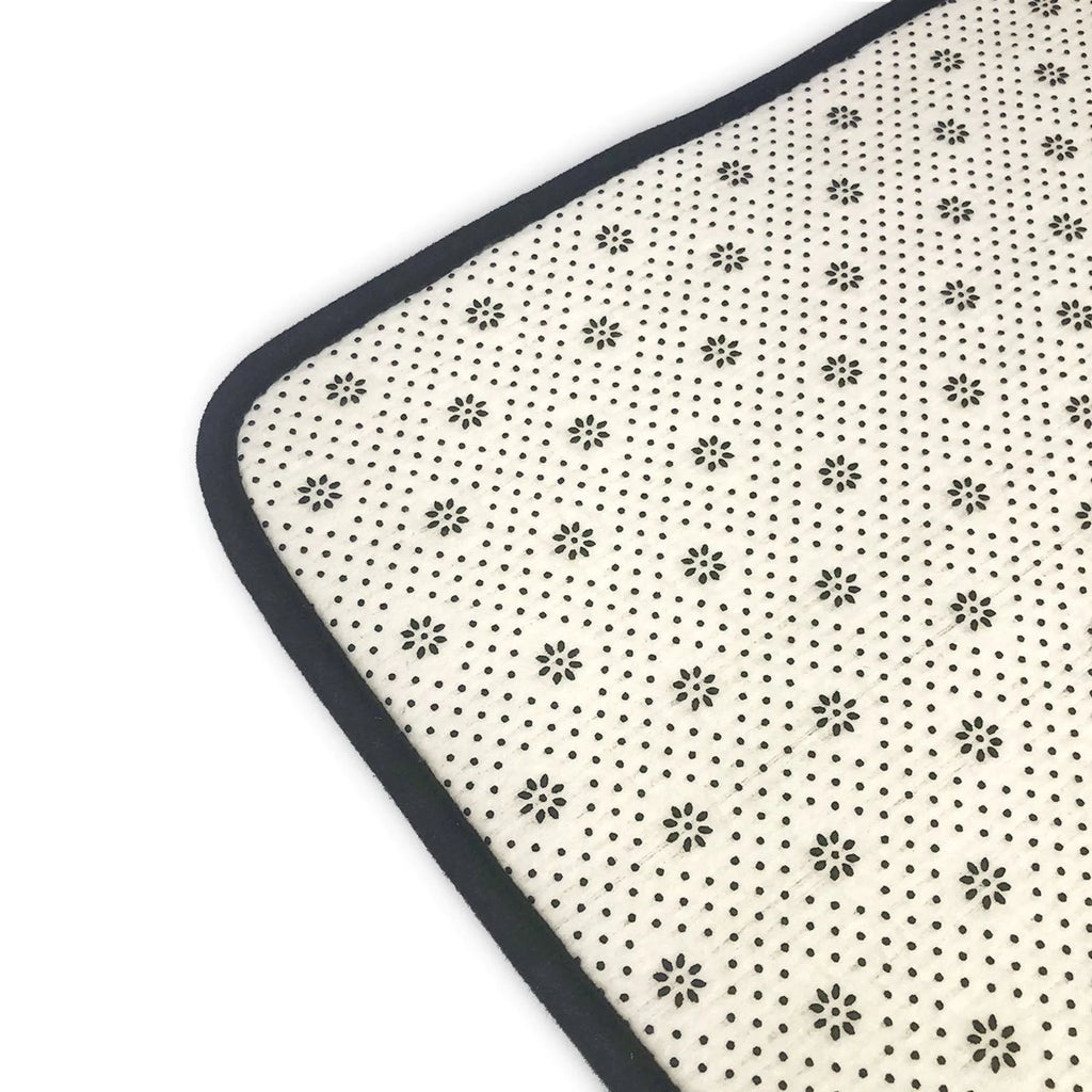 Yellow Non-Slip Machine Washable Area Rug, 63x48 inches K3431