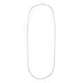 Sterling Silver Paperclip Chain Bracelet with Lobster Clasp - 10" C39720