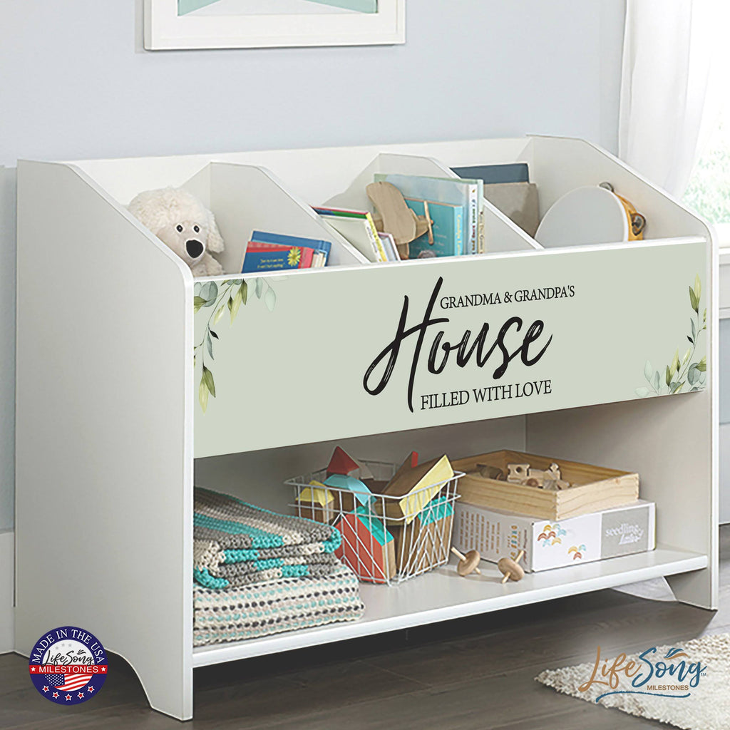 40.125 x 17.5 x 28.625 Bookcase Footboard Storage Box H317