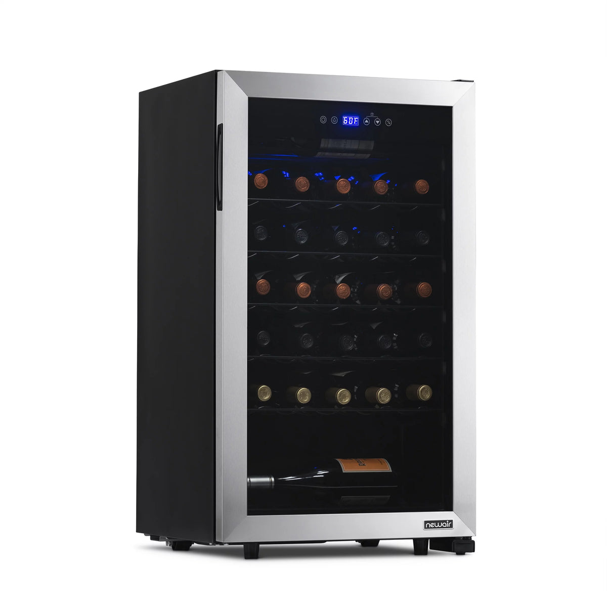 33 Bottle Stainless Steel Compressor Wine Fridge Q97788
