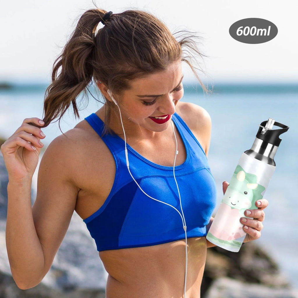 Stainless Steel Insulated Water Bottle with Straw Lid L689497