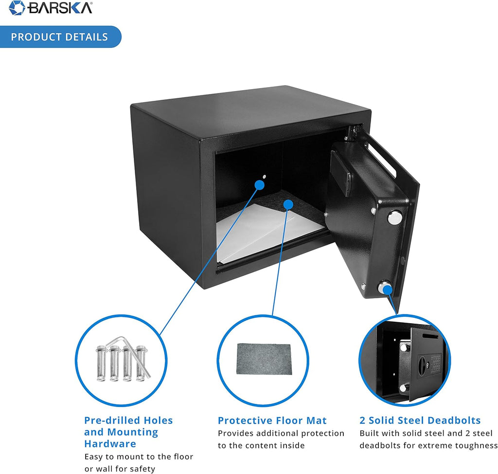 Compact Digital Depository Drop Safe with Front Load Drop Box V94097