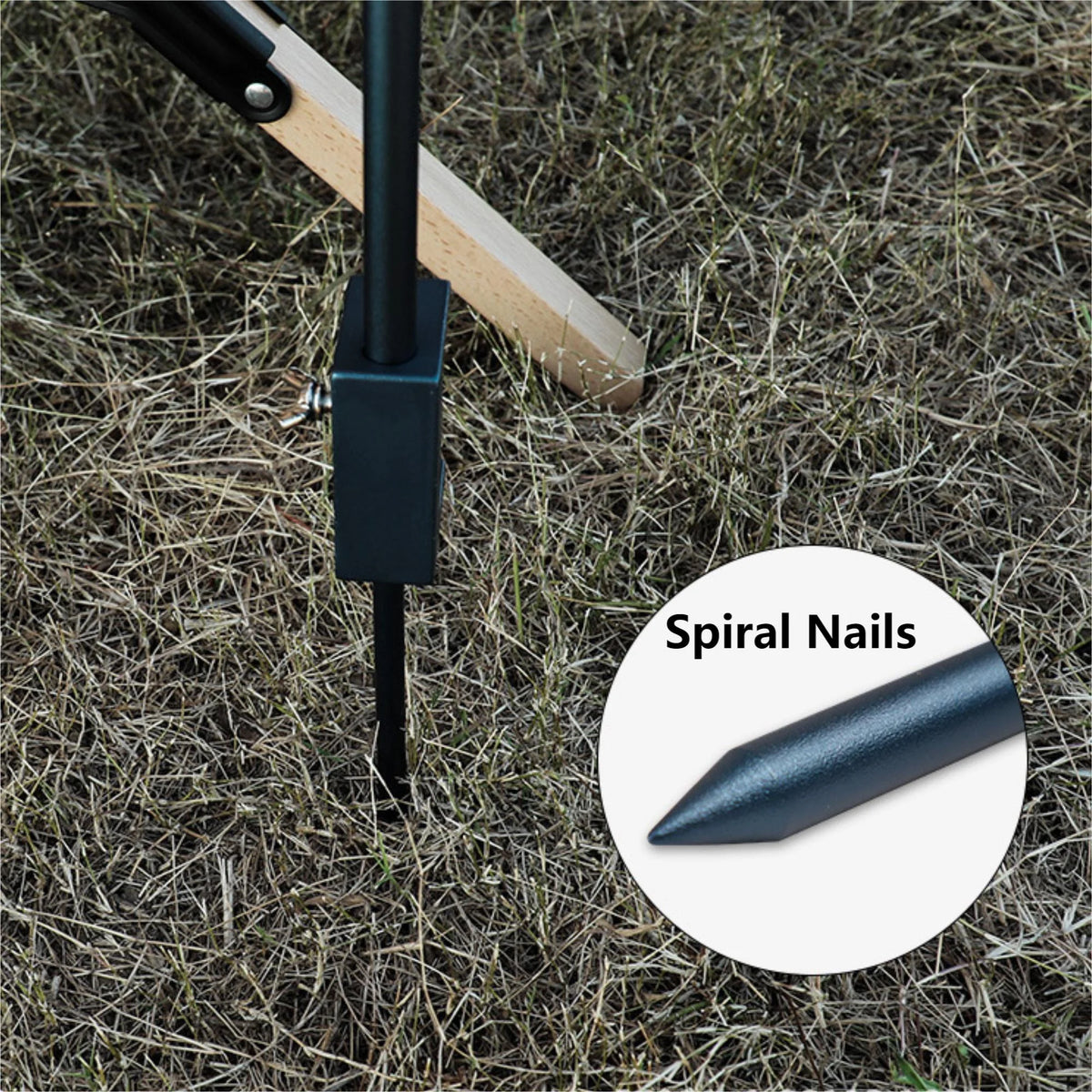 Folding Lamp Stand for Outdoor Garden H69642