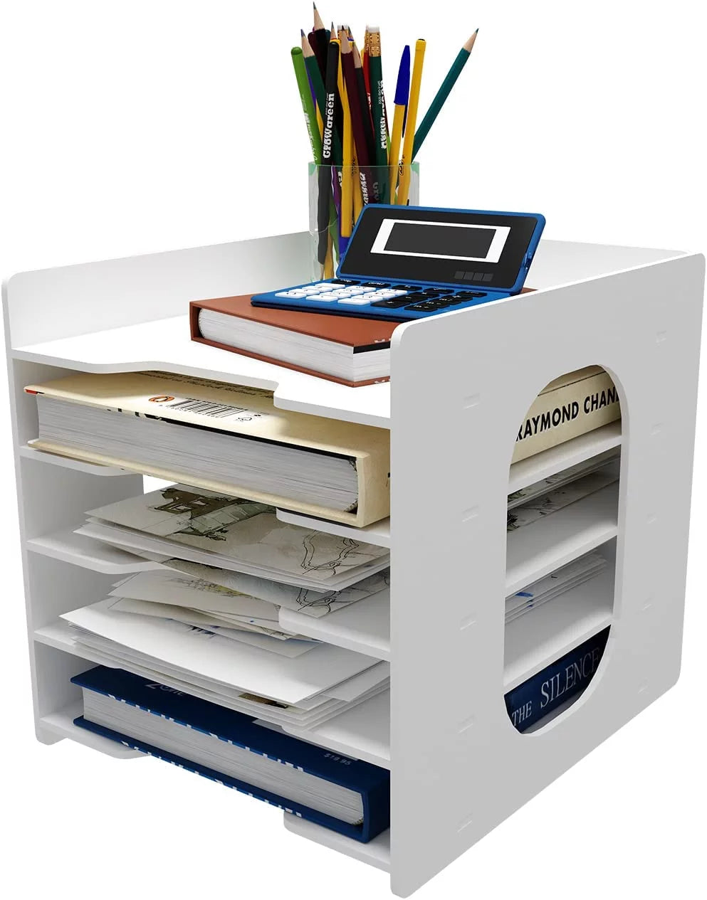 5-Tier Paper Organizer Letter Tray D903613