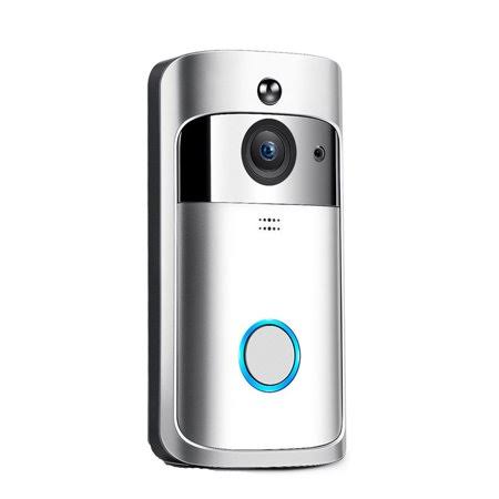 Silver WiFi Ring Doorbell Camera Video Intercom L89675