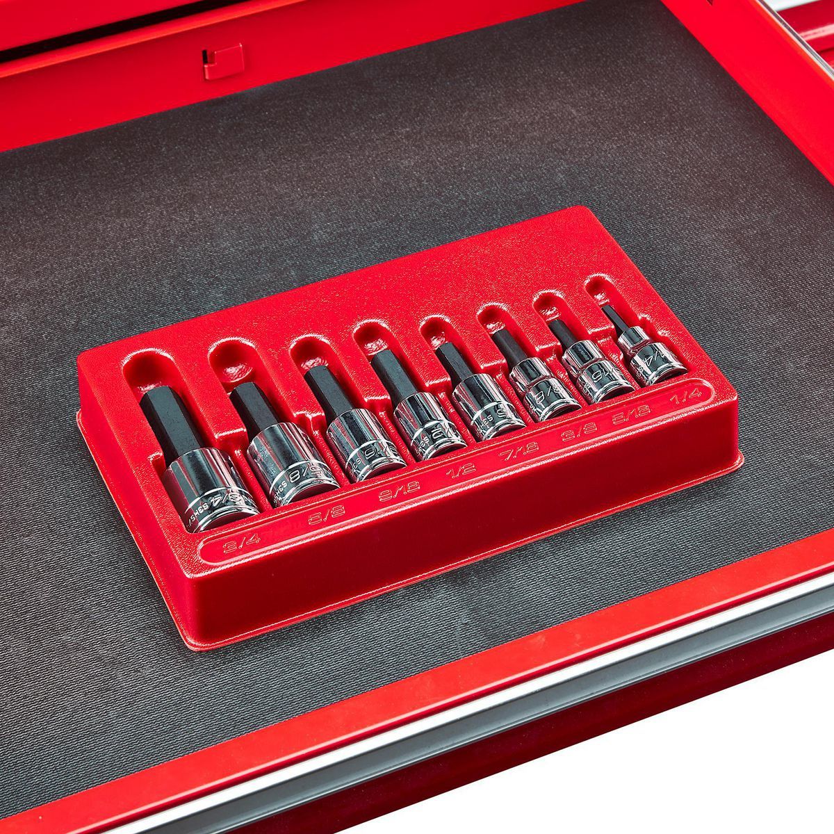 1/2 in. Drive SAE Hex-Bit Socket Set, 8-Piece J675985