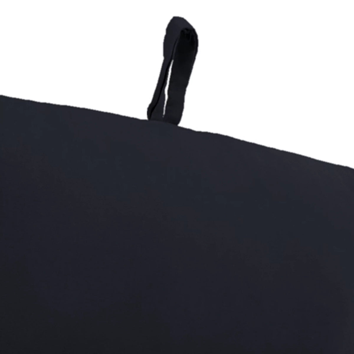 Navy Rectangular Outdoor Chair Cushion with Ties D34640