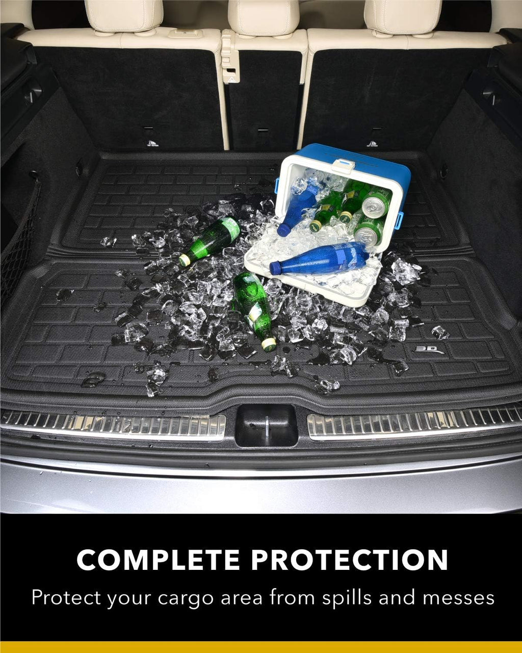 All-Weather Rear Trunk Well Mat for Tesla Model Y 7-Seat 2021 Custom Fit Cargo Liner G783773
