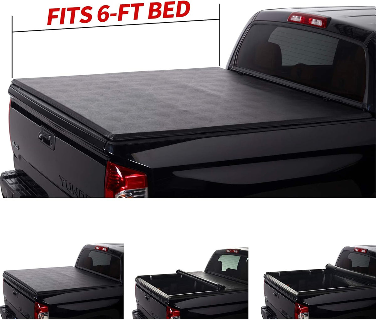 Soft Roll Up Tonneau Cover for 6ft Bed O52627
