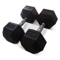 45 Pounds Hexagonal Cast Iron Dumbbell Pair K2529