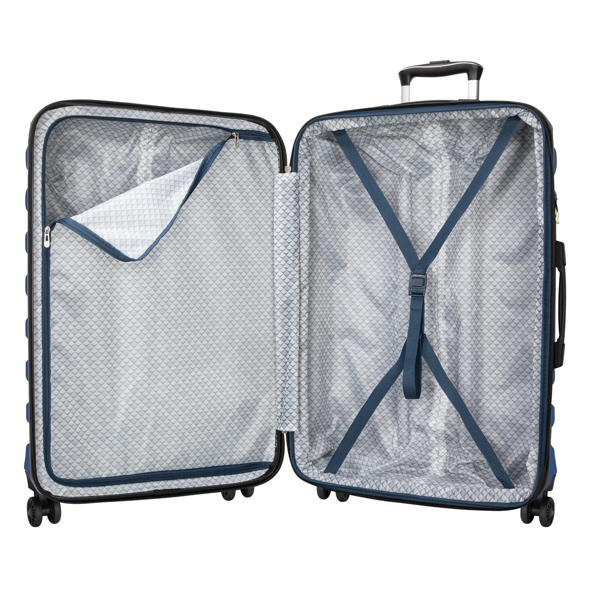 Hardside Spinner Checked Luggage Y158
