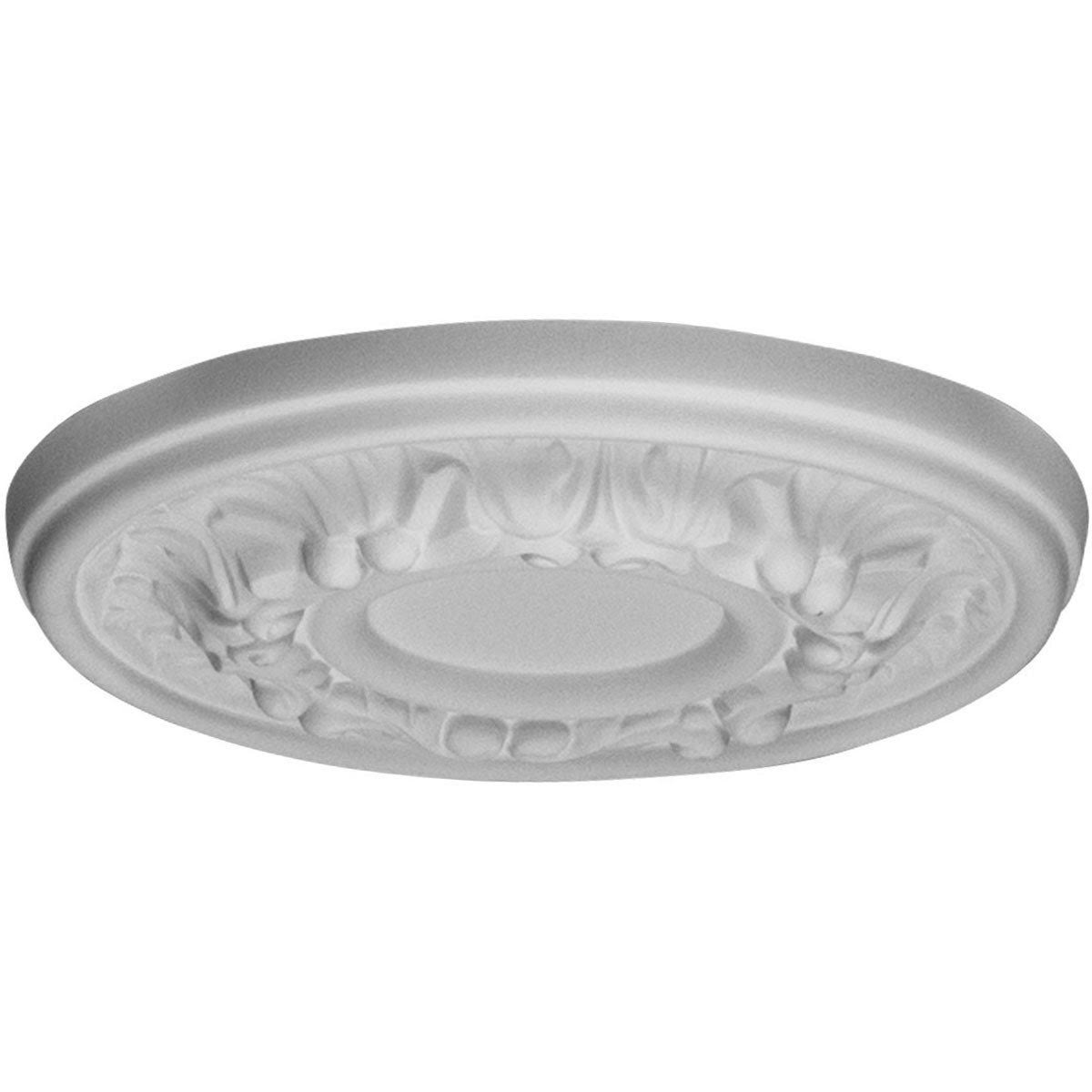 7 1/2 inch x 1 1/8 inch Hand-Painted Ceiling Medallion L368