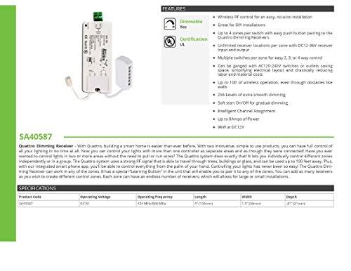 Sensio Quattro Dimming Receiver X72468