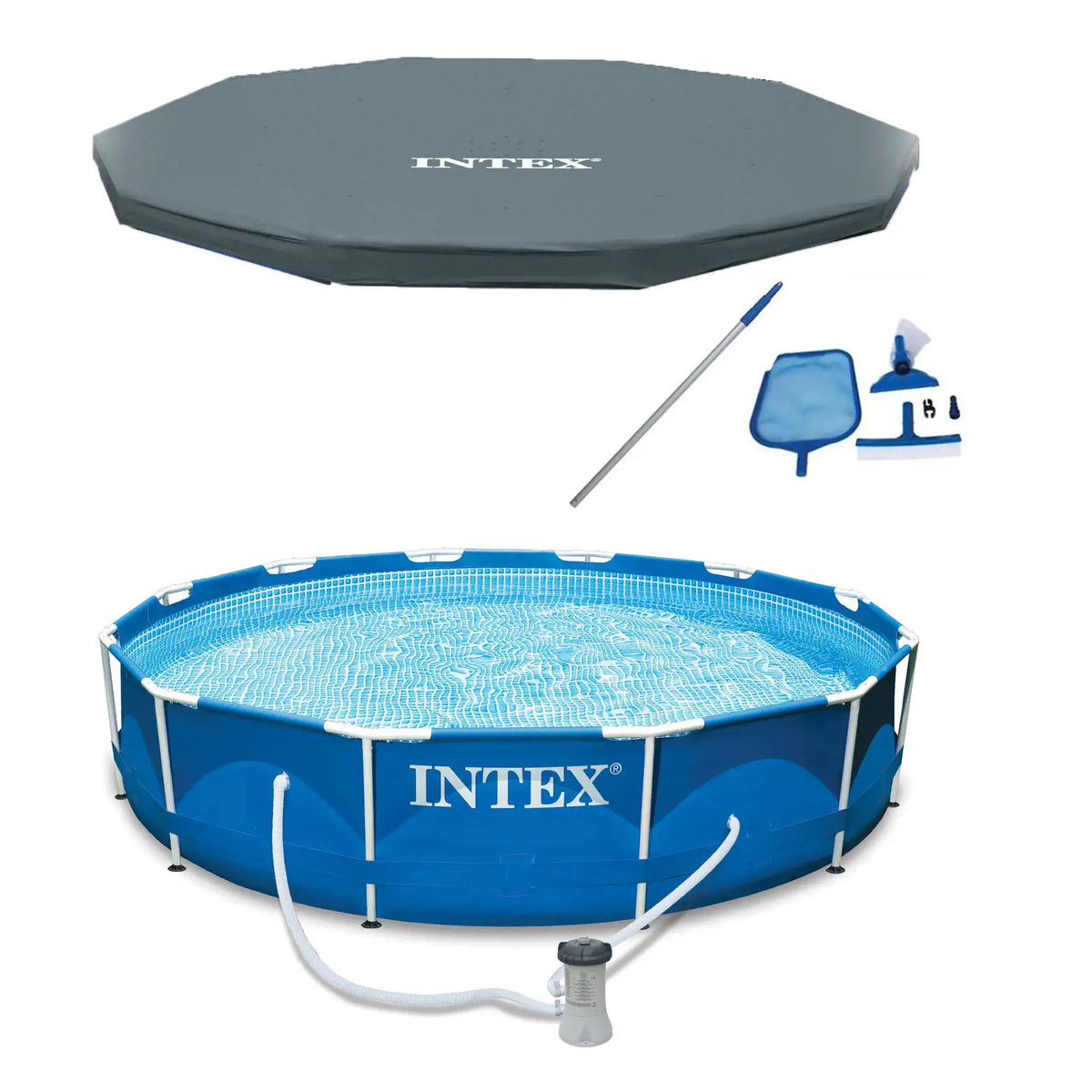 12' x 30 Round Metal Frame Above Ground Pool Z516567