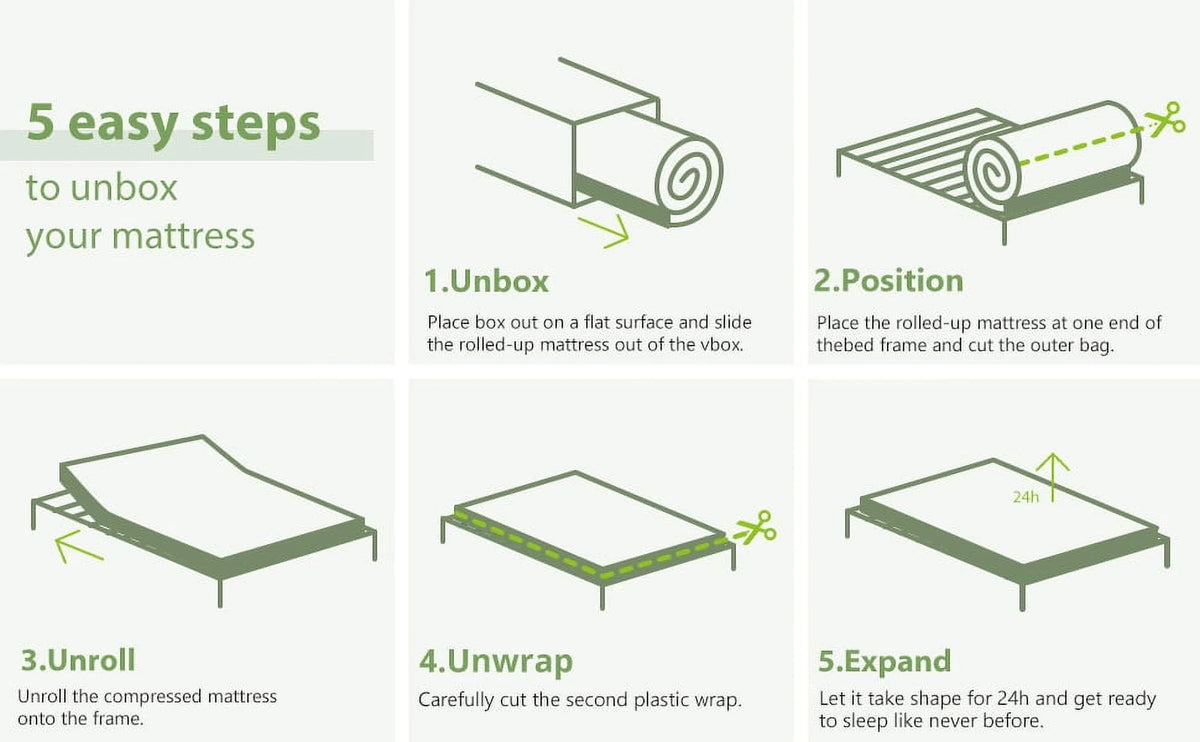 6 inch Memory Foam Twin Mattress T888