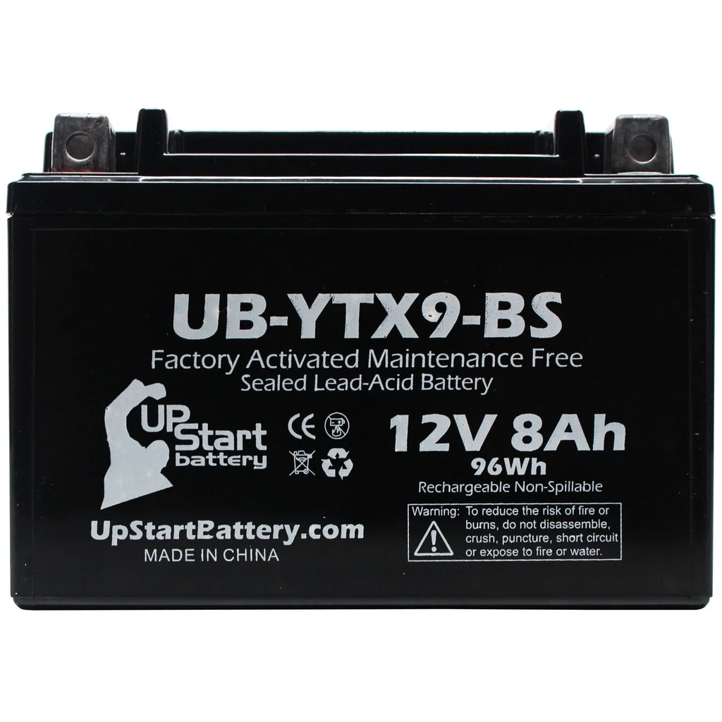 Replacement Motorcycle Battery 12V 8Ah UB-YTX9-BS I282