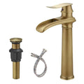 Oil Rubbed Bronze Waterfall Vessel Sink Faucet Y602