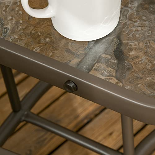 Gray 2-Seat Outdoor Glider Chair with Coffee Table F37901