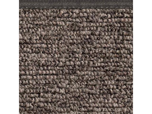 Pebble Gray 18 ft. x 36 in. Skid-Resistant Carpet Runner M412