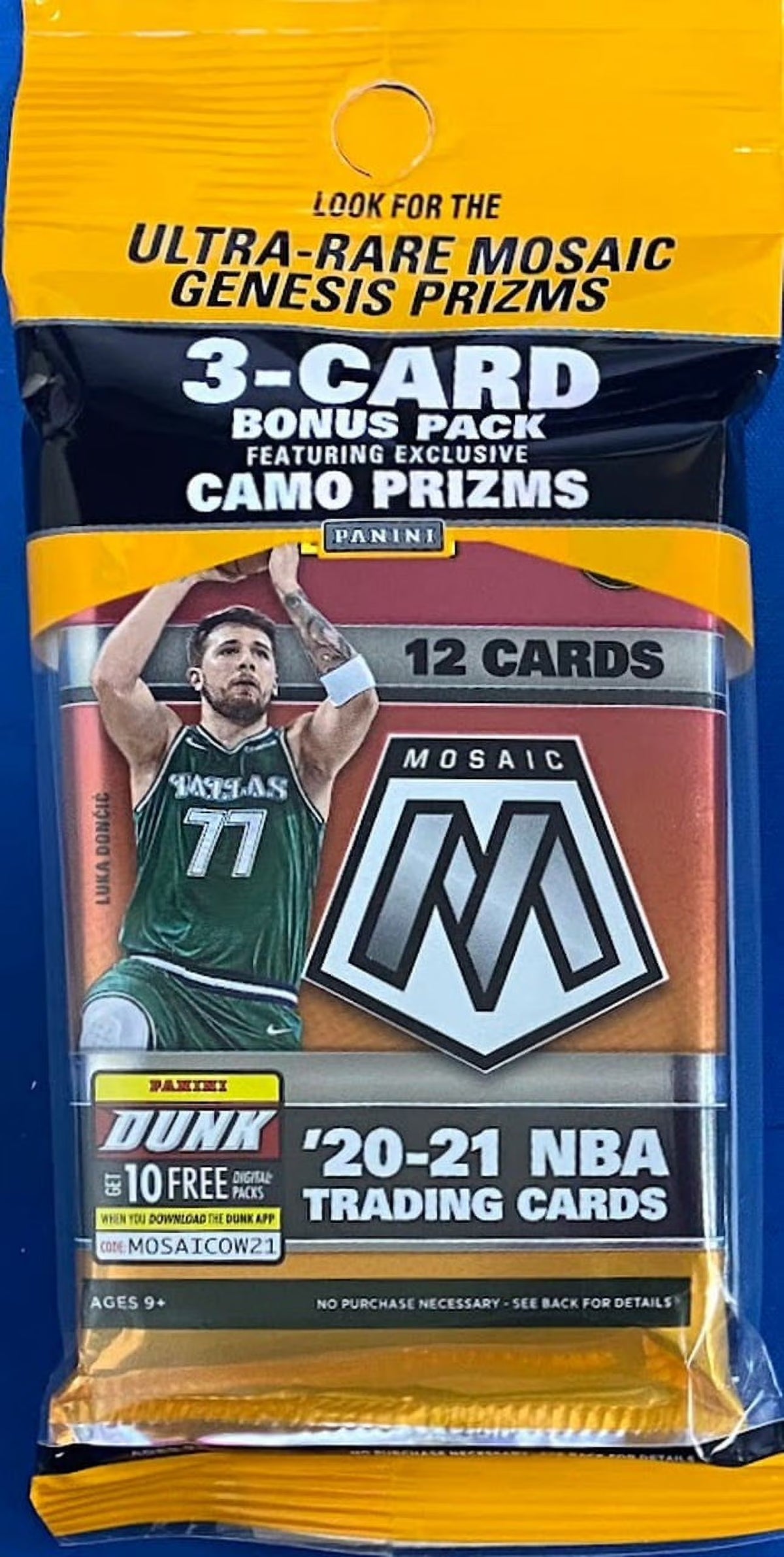 NBA Mosaic Basketball Trading Card Multipack S669