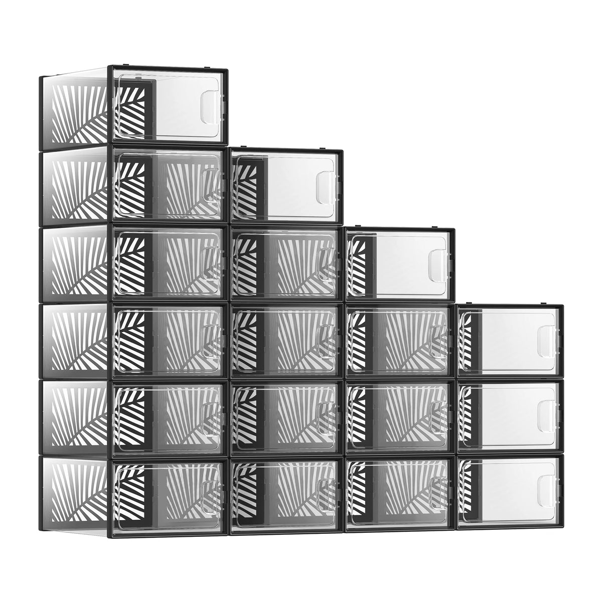 Stackable Plastic Shoe Organizer O2910
