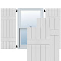 18x22 x 55x22 Primed Cedar Board-n-Batten Shutters (Per Pair) E456876