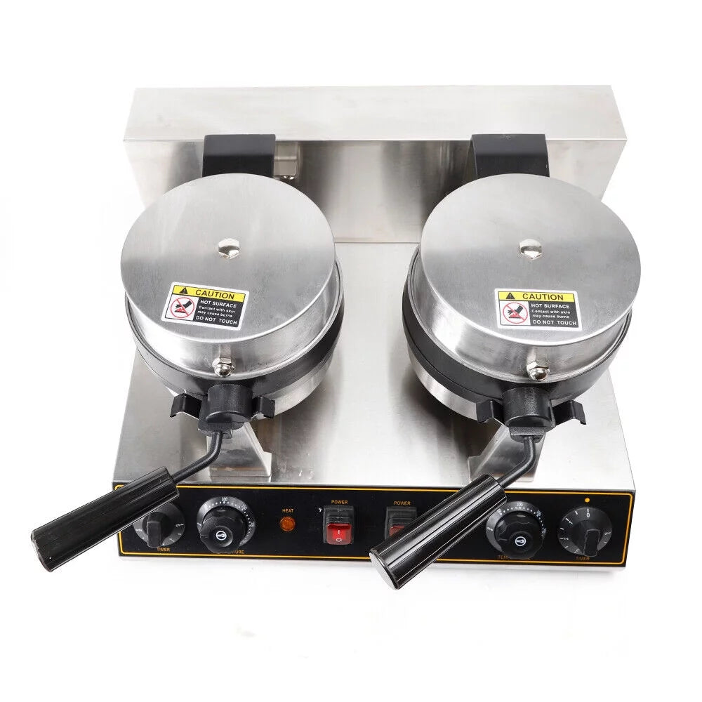 Non-Stick 7" Round Belgian Waffle Maker 1500W A653