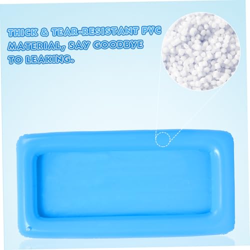 1 Set Inflatable Pool Serving Bar and Mesh Food Tent Set with Drain Plug H2692