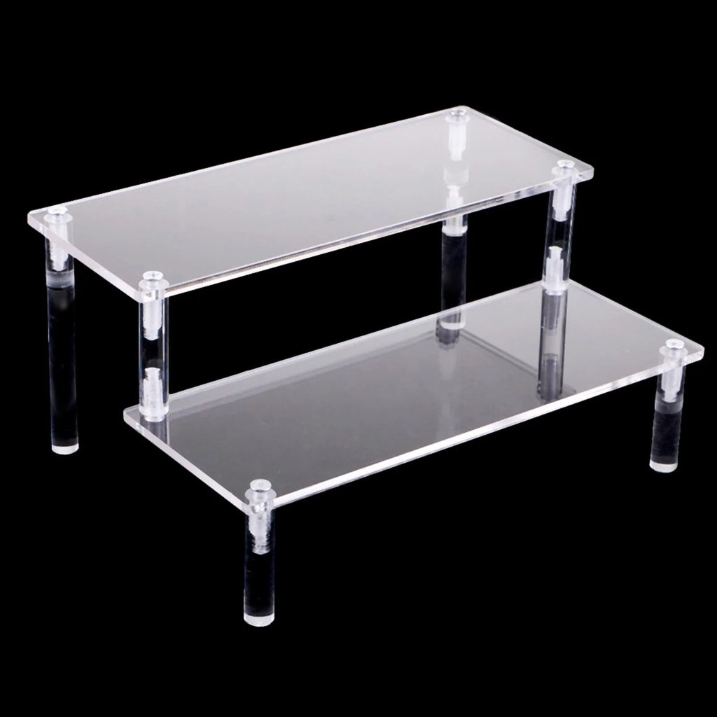 Acrylic Clear Two Layer Display Stand V72521