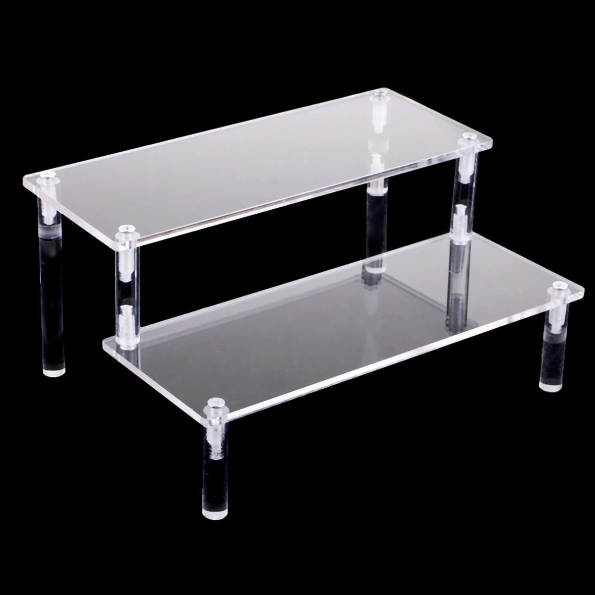 Acrylic Clear Two Layer Display Stand V72521