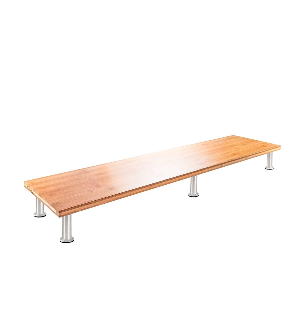 Solid Bamboo Dual Monitor Stand E518134