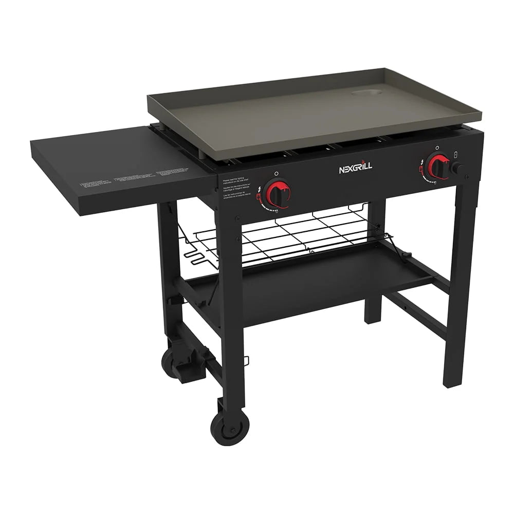 3-Burner Propane Gas Griddle with Side Tables F974