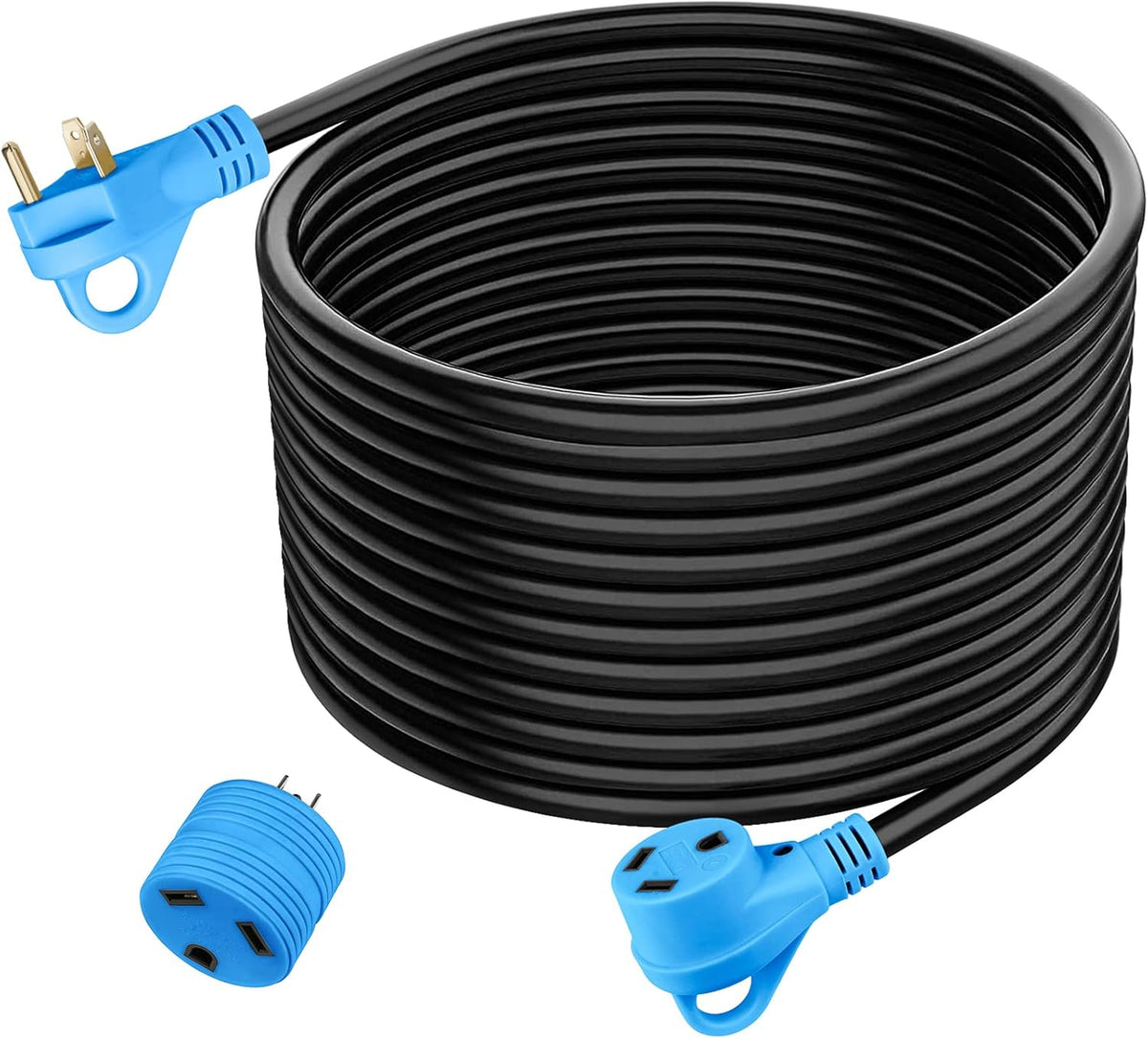 RV Cord 50FT 30AMP Heavy Duty Extension Cord with LED Power Indicator E62475