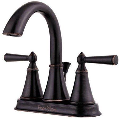 Tuscan Bronze 2-Handle Centerset Bathroom Faucet P618828