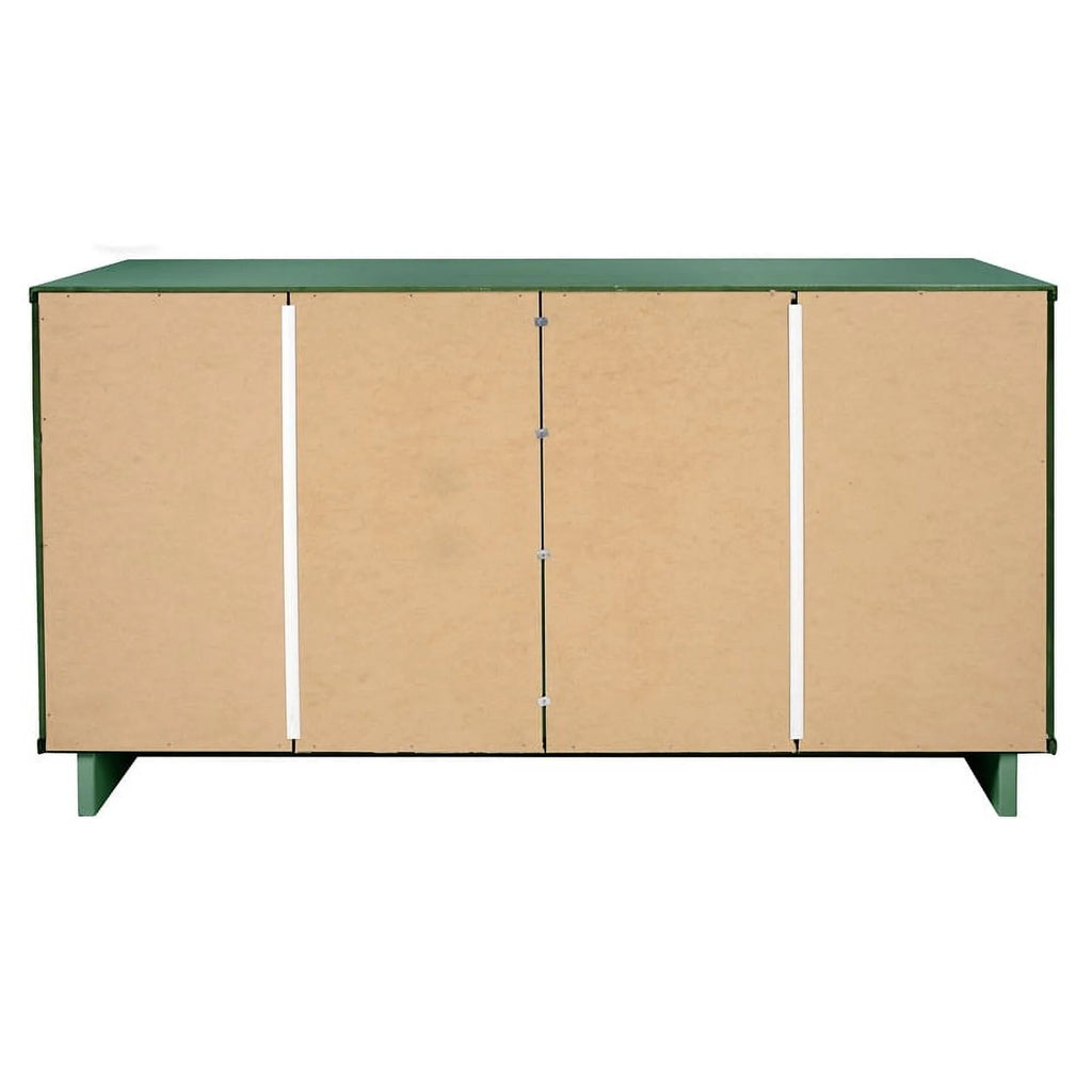 Sage Green Engineered Wood Double Dresser U249626