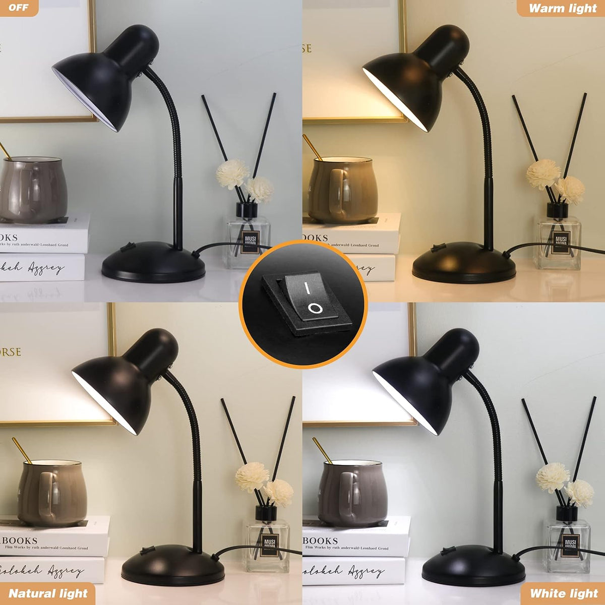 Metal Desk Lamp with LED Bulb U83974