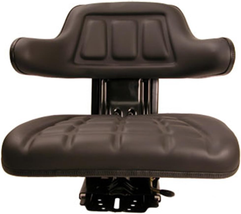 Black Universal Tractor Seat Susp w/ Base & Tracks Pack of 2 W24394