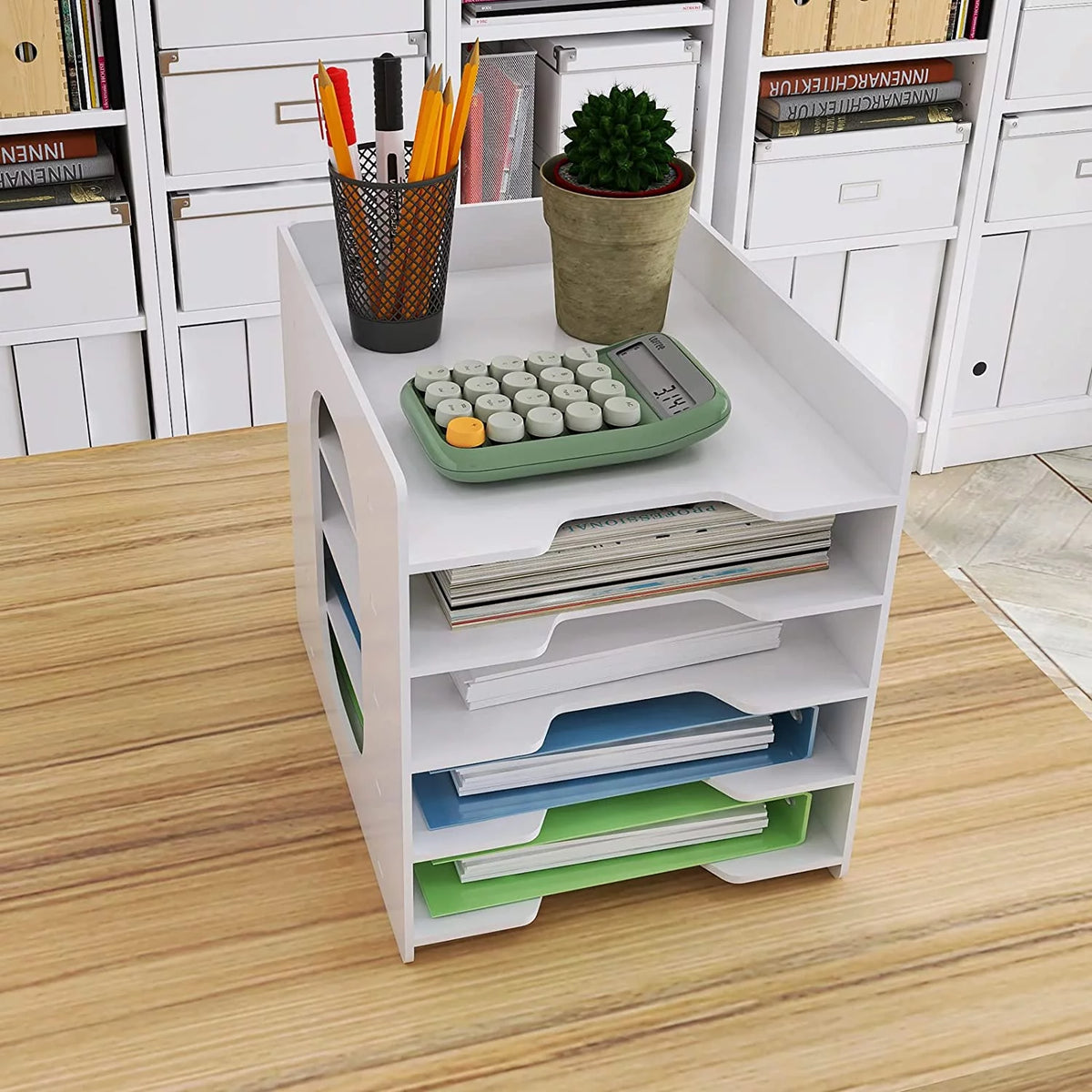 5-Tier Paper Organizer Letter Tray D903613