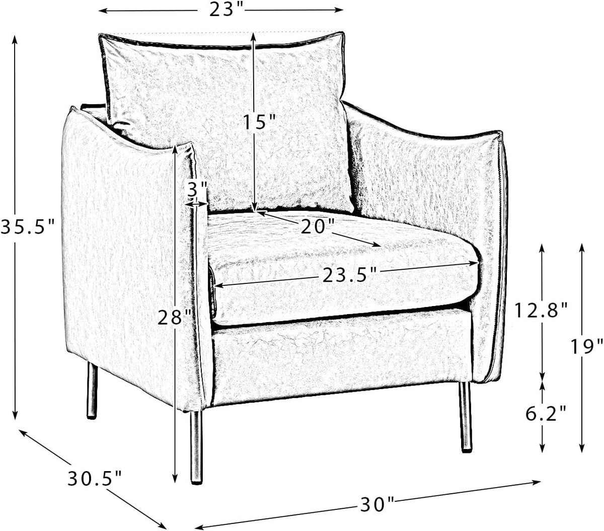 Camel Vintage Armchair Set Of 2 Y34946