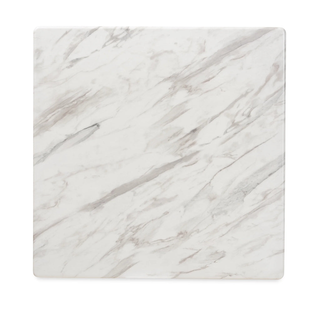 5-Piece Dining Set with Faux Marble Table O8832