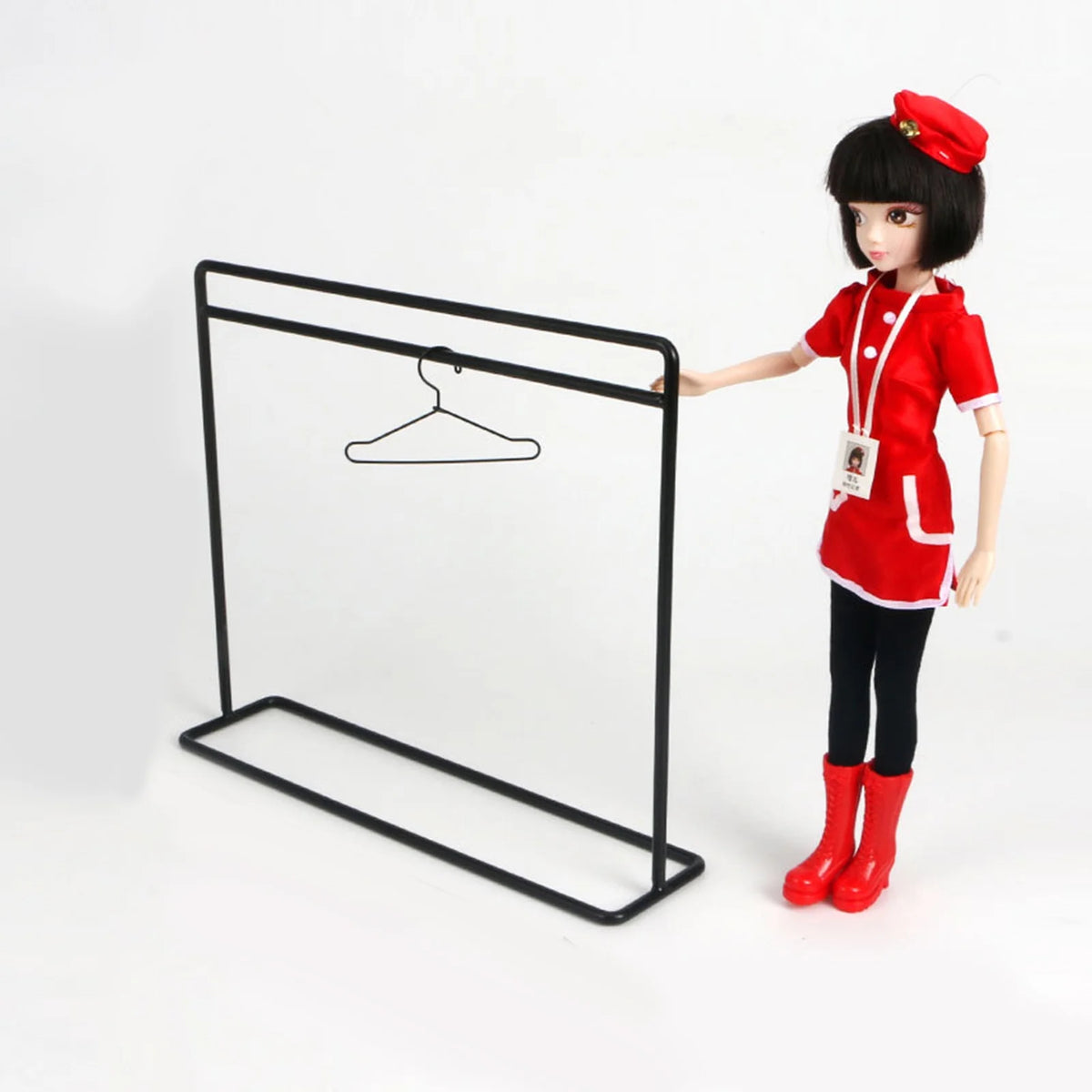 Miniature Doll Clothes Rack Hanger Furniture O813326