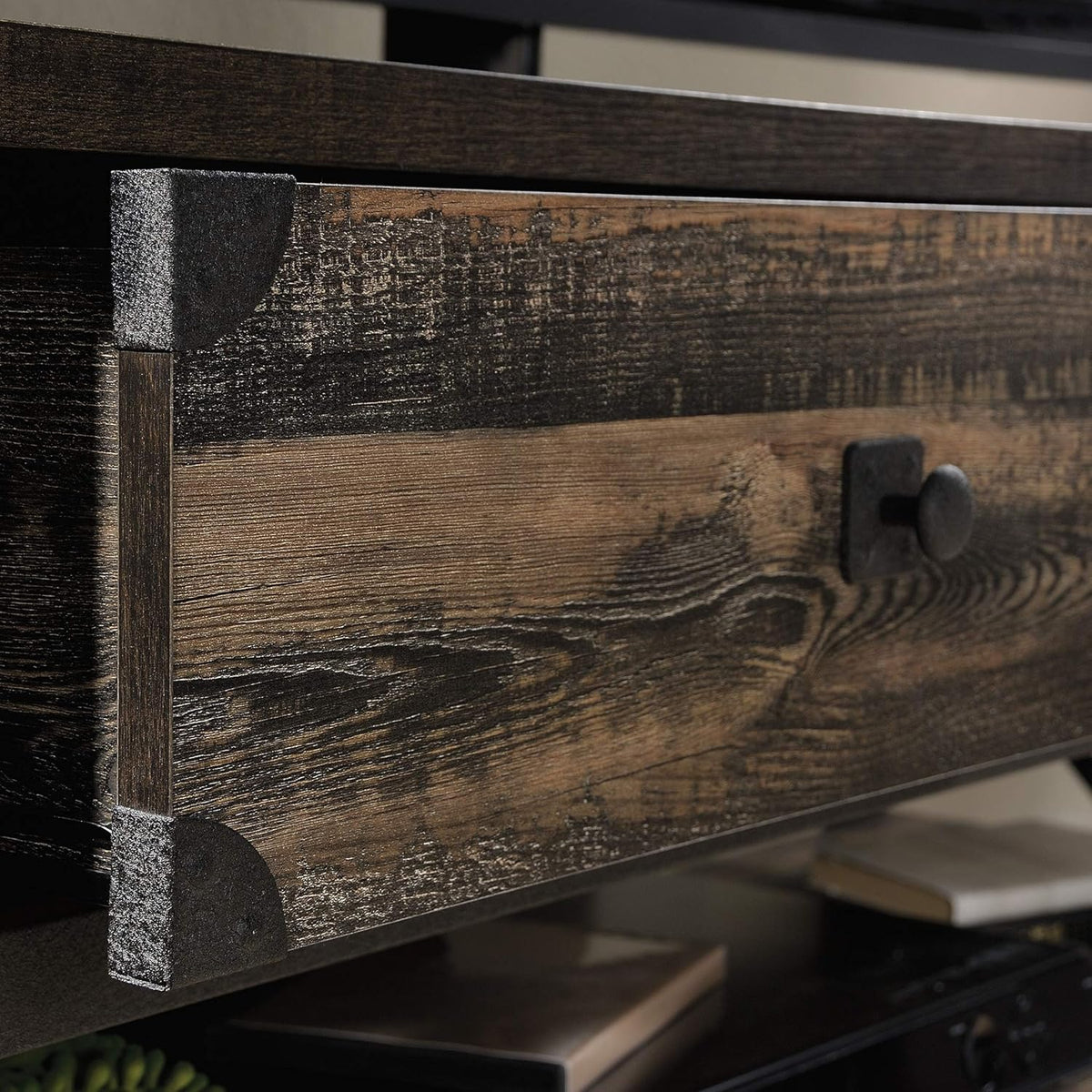 52 Carbon Oak Finish TV Stand X265