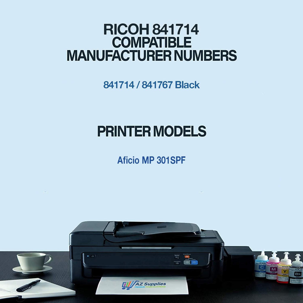3xBlack Toner Cartridge for Ricoh Aficio MP 301SPF Z920