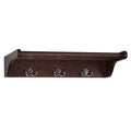 Mahogany Wall Mounted Coat Rack W793624